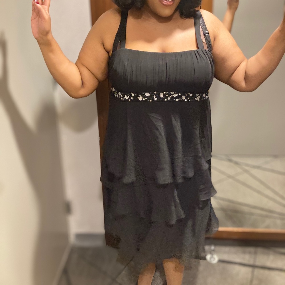 The Little Black Dress with bling!